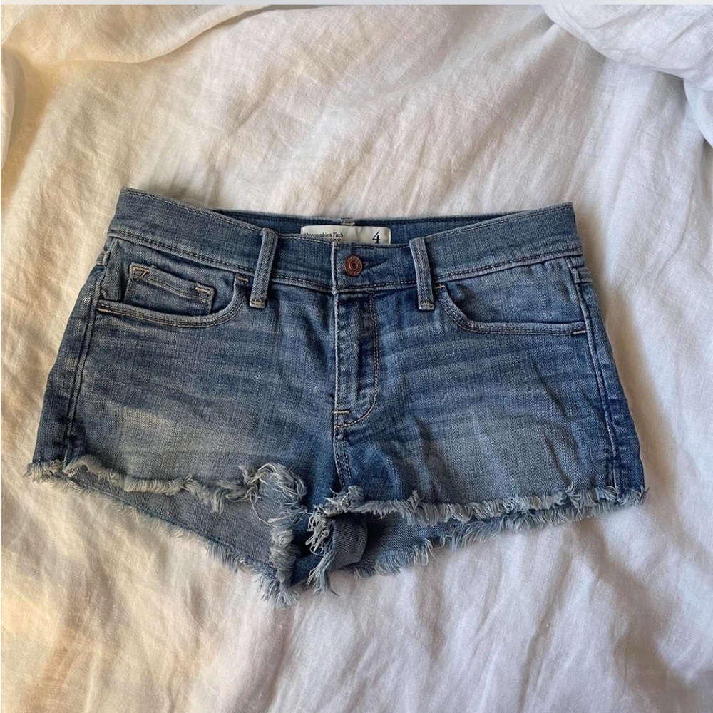 y2k low rise denim Shorts